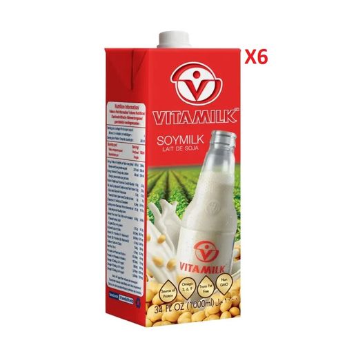 Vitamilk Soymilk Original - 1L x 6
