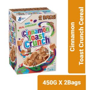 Cinnamon Toast Crunch Cereal - 450g x 2 Bags