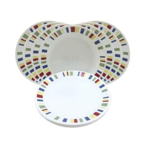 6 Pieces Hard Plastic Dinner Plates